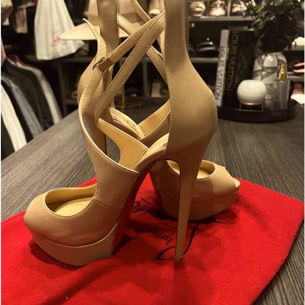 Christian Louboutin Marlenalta 150 - Nude - Worn once for an event.
